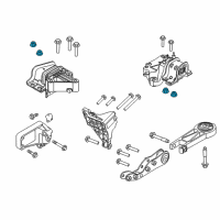 OEM Ram ProMaster 2500 Nut-HEXAGON Locking Diagram - 6510103AA