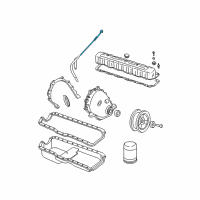 OEM 2000 Jeep Cherokee Indicator-Engine Oil Level Diagram - 53010445AB