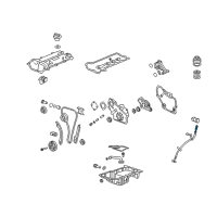 OEM 2008 Chevrolet HHR Dipstick Diagram - 12604225