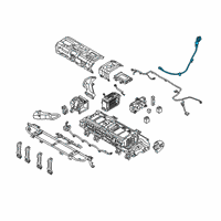 OEM 2018 Hyundai Ioniq Ground Cables Diagram - 37539G2100