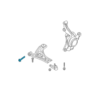 OEM 2007 Chevrolet Aveo Bolt/Screw, Engine Mount Bracket Brace Diagram - 94501160