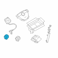 OEM 2008 Chevrolet Aveo Front Impact Sensor Diagram - 96654867