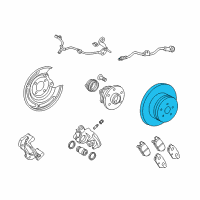 OEM 2019 Toyota Corolla Rotor Diagram - 42431-02200