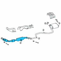 OEM 2020 Toyota Corolla Front Pipe Diagram - 17410-0TC50