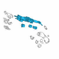 OEM 1995 Acura NSX Column Assembly, Steering Diagram - 53200-SL0-A06