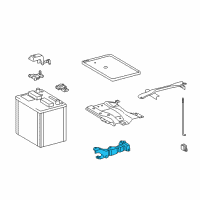 OEM 2017 Toyota Corolla Carrier Bracket Diagram - 74410-02210