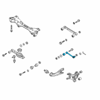 OEM 2011 Kia Optima Arm Assembly-Rear Assist Diagram - 552503Q010