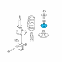 OEM 2019 Nissan Versa Strut Mounting Insulator Assembly Diagram - 54320-1HJ0A