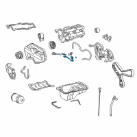 OEM 1998 Toyota 4Runner Crankshaft Sensor Diagram - 90919-05021