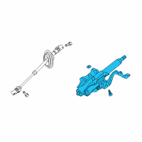 OEM 2011 Chevrolet Camaro Column Asm-Steering Diagram - 23486916