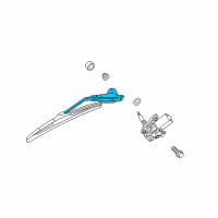 OEM 2010 Dodge Nitro Arm-LIFTGATE WIPER Diagram - 68057729AA