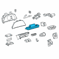 OEM 2021 Lexus ES250 Switch, Refreshing S Diagram - 84752-33330