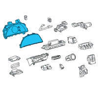 OEM 2019 Lexus ES300h Meter Assembly, COMBINAT Diagram - 83800-33U90