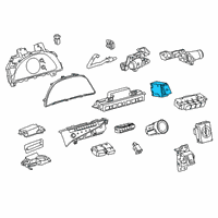 OEM Lexus Switch, Hazard WARNI Diagram - 84332-33120