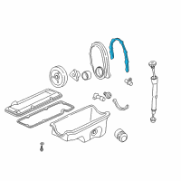 OEM 1990 Chevrolet Corsica Front Cover Seal Diagram - 14090026