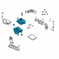 OEM 2018 Buick Envision Air Cleaner Assembly Diagram - 84446477