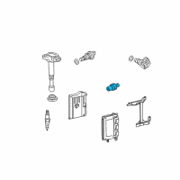 OEM 2012 Honda Accord Sensor, Knock Diagram - 30530-R40-A01