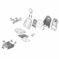 OEM 2018 Hyundai Ioniq Unit-Heater Con Diagram - 88196-G2150