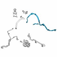 OEM 2021 Kia Sedona Hose Assembly- Pressure Diagram - 57510A9202