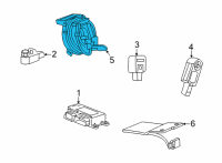 OEM Buick Clock Spring Diagram - 39206932