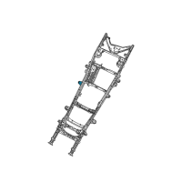 OEM 2007 Dodge Durango Bracket-Body Mount Diagram - 52021545AC