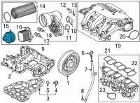 OEM Kia Cap Complete-Oil FIL Diagram - 263153N100