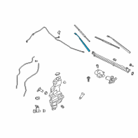 OEM 2018 Ford F-150 Wiper Arm Diagram - FL3Z-17526-A