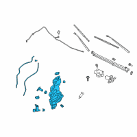 OEM 2020 Ford Expedition Washer Reservoir Diagram - JL1Z-17618-B