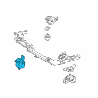 OEM 2000 Ford Windstar Front Insulator Diagram - XF2Z-6038-AA