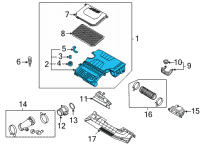 OEM 2021 Hyundai Elantra BODY-AIR CLEANER Diagram - 28112-BY100