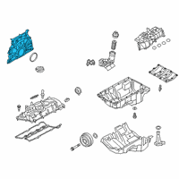 OEM Toyota GR Supra Front Cover Diagram - 11321-WAA01