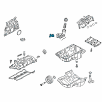 OEM 2020 Toyota GR Supra Oil Filter Housing Gasket Set Diagram - 90118-WA467