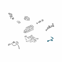 OEM 2007 Honda S2000 Sensor, Rear Oxygen Diagram - 36532-PZX-004