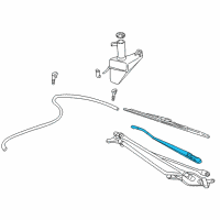 OEM 1999 Ford F-350 Super Duty Wiper Arm Diagram - 4C3Z-17526-AA