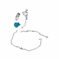 OEM 2003 Cadillac CTS Pump, P/S Diagram - 25756609