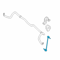 OEM 2015 Nissan Rogue Rod Assy-Connecting, Stabilizer Diagram - 54618-4CB0A