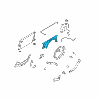 OEM Ford F-350 Super Duty Upper Shroud Diagram - 7C3Z-8146-F