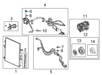 OEM 2022 Jeep Wagoneer Cap-A/C Charge Valve Diagram - 68354227AA