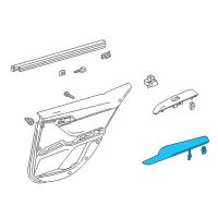 OEM 2019 Toyota Camry Armrest Diagram - 74250-06230-D2