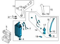 OEM Hyundai Sonata Complete-Inter Cooler Diagram - 28270-2S300