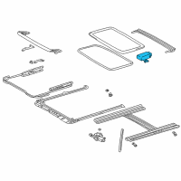 OEM Toyota RAV4 Relay, Sliding Roof Control Diagram - 85921-12070