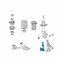 OEM Honda Civic Joint, Left Front Ball (Lower) Diagram - 51230-SNA-A03