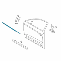 OEM Lincoln MKC Belt Weatherstrip Diagram - EJ7Z-7821452-B