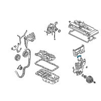 OEM 1995 Honda Civic del Sol Seal A, Engine Mounting Bracket Rubber Diagram - 11925-P30-000