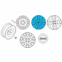 OEM 2015 Nissan Versa Note Disc Wheel Cap Diagram - 40315-3BA0B