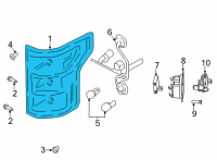 OEM 2021 Ford F-150 LAMP ASY - REAR, STOP AND FLAS Diagram - ML3Z-13404-C