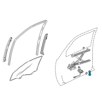 OEM 2001 Toyota Sienna Regulator Handle Diagram - 69260-AA010-E0