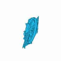 OEM 2010 Dodge Ram 1500 Fan-Radiator Cooling Diagram - 55056851AG