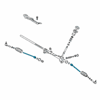 OEM 2020 Hyundai Venue Rod Assembly-Tie Diagram - 56540-K2000