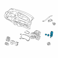 OEM 2011 Honda Insight Cont *NH587L* Diagram - 79600-TM8-A44ZA